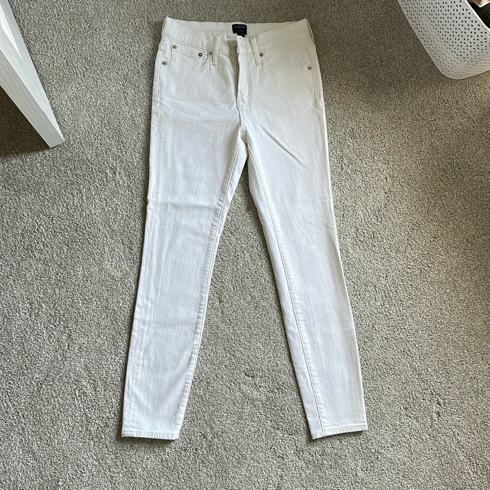 J. Crew Women's Ivory Skinny Jeans